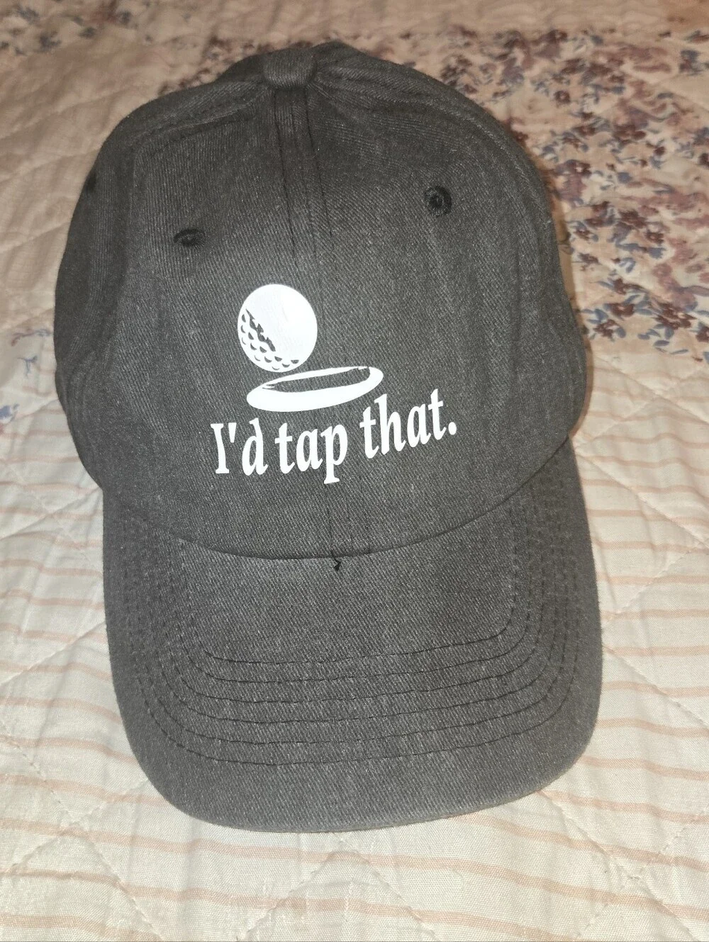 I'd Tap That Golf Humor Hat